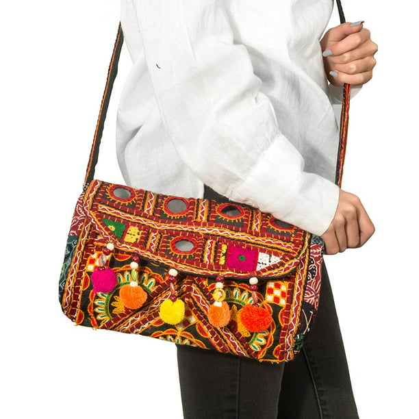 Handmade Vintage Leather Women' Shoulder Hippie Tote Bag Lady Satchel Sling 